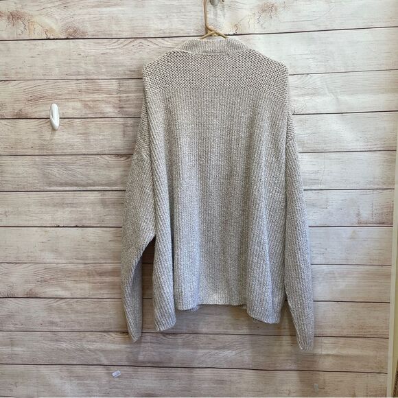 EDDIE BAUER THICK AND WARM COTTON SWEATER IN CREAM - Picture 5 of 5